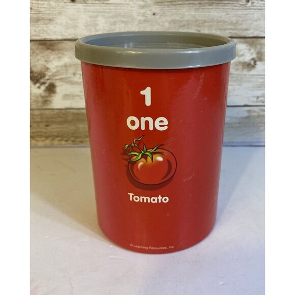 Play Food Vintage Learning Resources Pop Top 1 Tomato W/ Can Fisher Price - Picture 2 of 9